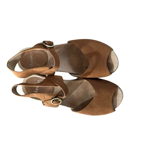 Dansko Charlotte Wedge Sandal Sz 36 - Picture 5 of 10